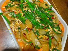 韭菜苕粉合炒-李不管把把烧(火车南站店)
