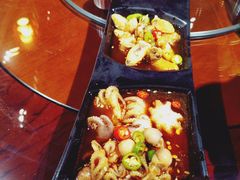 -东来菜馆•手抓海鲜家常菜•海鲜锅贴(鸽子窝店)