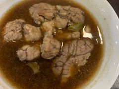 卤猪脑-金卯白肉罩火烧