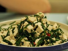沙葱拌豆腐-宁夏国强手抓羊肉·清真菜(未央路凤三店)