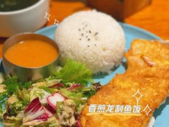 香煎龙利鱼饭-超级魔厨(地王店)
