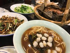 虾爆鳝面-奎元馆.百年奎元.非遗传承(西湖边的解放路店)