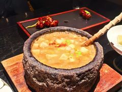 招牌石锅海胆豆腐-锦楼·臻选新杭帮(杭州中心店)