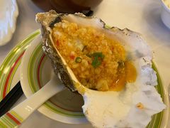 蒜茸/芝士烤生蚝&nbsp;海鲜&nbsp;烧烤-开海·红岛海鲜虾水饺(石老人店)