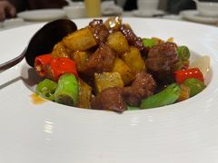 黑椒土豆牛肉粒-顺峰海鲜酒楼(省府店)