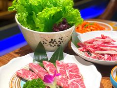 -明洞阿姨·韩式酱蟹烤肉·创意料理(三元桥店)