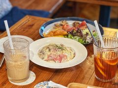 蘑菇培根白汁意粉-西关84·History·Art·Cafe