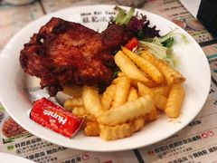 滑牛蝦仁雙拼蛋飯-旺记冰室(九龙中心大厦店)