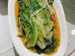 白灼罗马生菜-老浒记烤鸭-北京菜(琉璃厂店)
