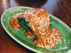 芝麻菠菜-君悦酒店·1881·北京烤鸭