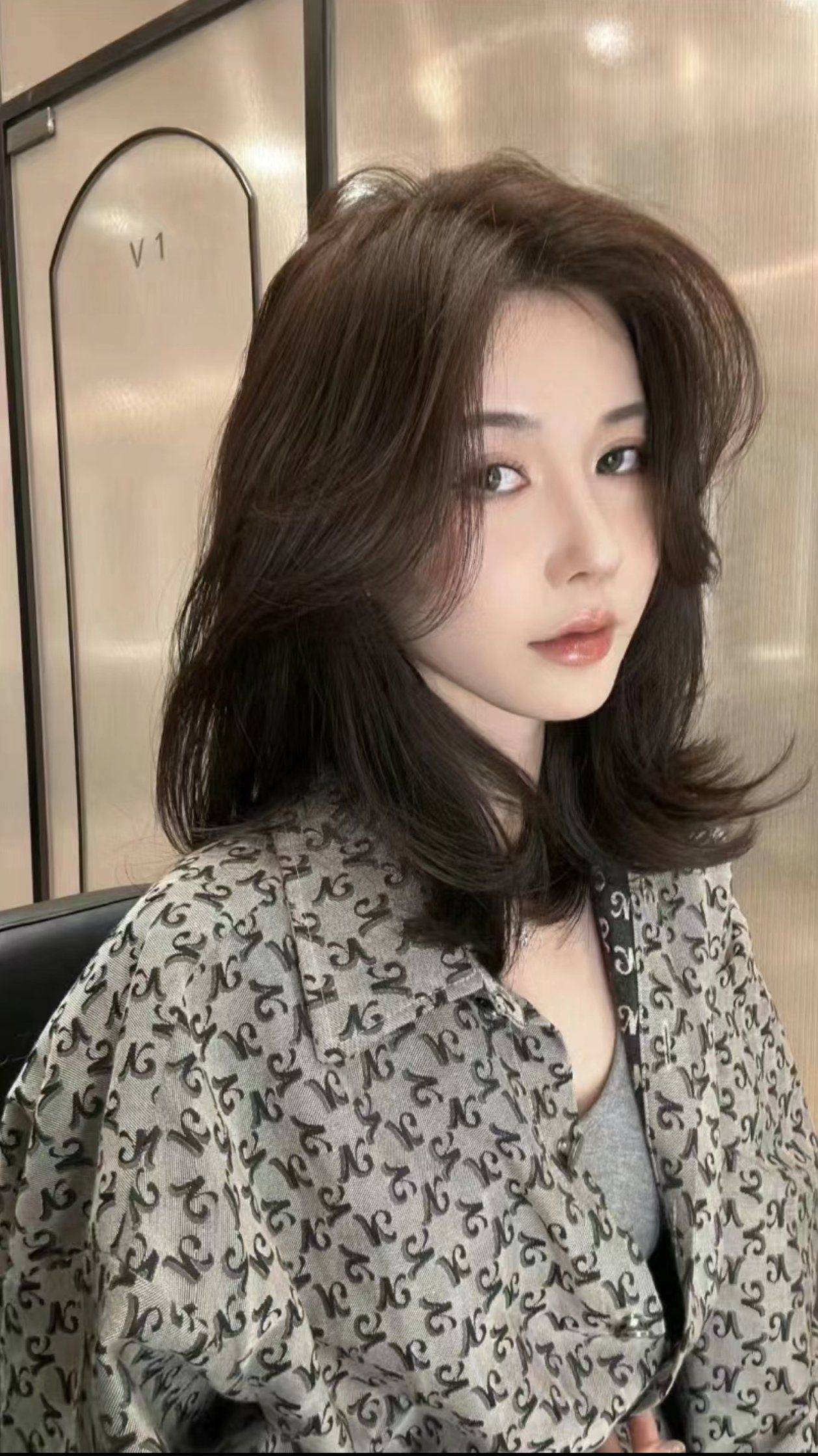 中长发简约好打理的发型适合所有女生!