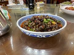 酱爆螺丝-芦茨金富饭庄·25年老字号·专做稻草鸡