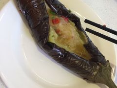 烤茄子-泉福居酱骨头自助广场(南大街商业步行街店)