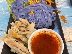-蝶豆花蓝面条