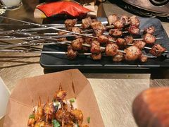 烤猪颈肉-烤匠麻辣烤鱼(环球中心店)