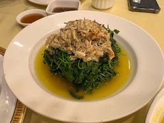 蟹肉扒草头-王宝和酒家(黄浦店)