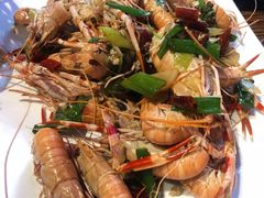 香辣海龙虾-蚝堡海鲜·威海菜·海肠捞饭·烧烤·亚洲吃蚝公司(幸福门店)