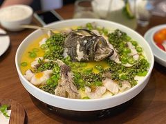 青青椒麻龙胆鱼-CHIC1699远洋私厨