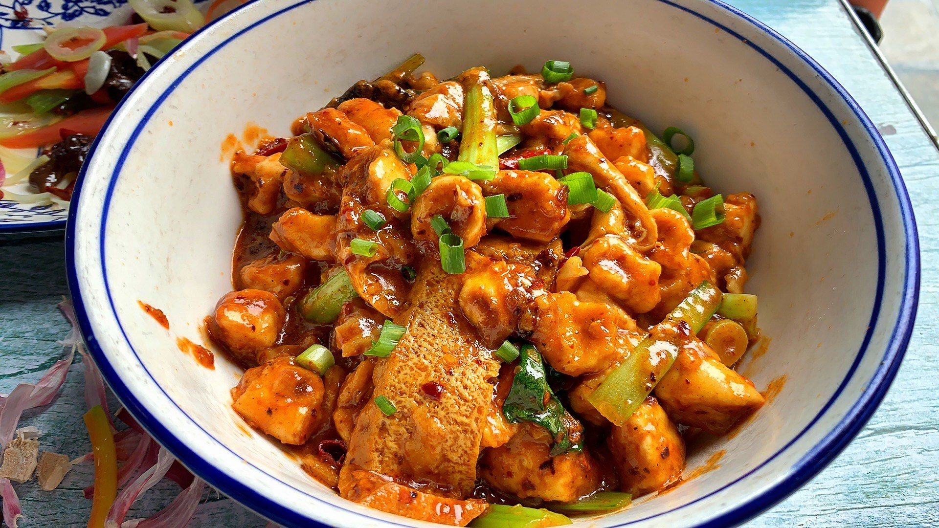 黏黏糊糊的葫芦头小炒