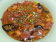 麻香鸭血肥肠-绿茶餐厅(乐峰广场店)