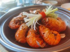 石锅梅菜罗氏虾-大拙里·精致融合菜(沙湖桃源国际店)