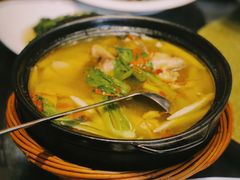 党参老母鸡煲-兰婆婆餐厅淳安菜
