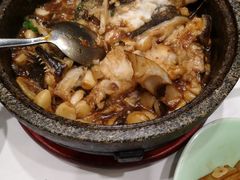 -海派美食·家宴海鲜青岛菜·石锅鲽鱼头(东方城店)