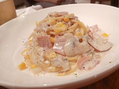 黑松露奶油蘑菇培根意面-麦田工坊(月湖店)