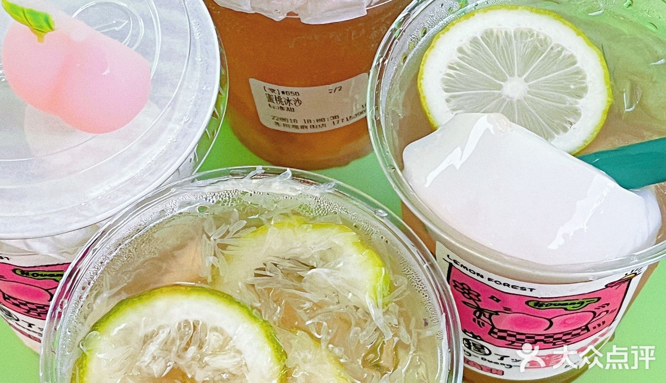 喝桃子🍑啦❗又是被柠檬森林拿捏住的一天~