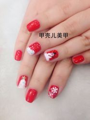 圣诞要来啦-甲壳儿美甲美睫