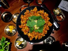 铁板章鱼五花肉-春熙台韩国料理·章鱼肥牛(西丽店)