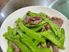 兰豆炒牛肉-叠石海边饭店