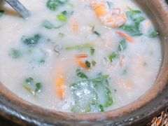 蚝仔大虾干贝粥-金穗园·砂锅粥.醉鸡煲火锅(长寿路店)