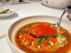 梭子蟹蒸肉饼-玫瑰厅上海菜(兴国路店)