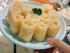 香炸腐皮-左庭右院鲜牛肉火锅(龙湖杭州滨江天街店)