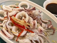 白灼鲜鱿-随园花园餐厅(新港中路店)
