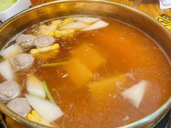 经典牛骨清汤锅底-春记潮汕牛肉火锅