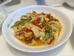 火腿炒农家豆腐皮-辣公子·千岛湖私房菜(滨江店)