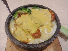 石烧咖喱鸡扒乌冬-佰搭果·广式茶餐厅(西华路店)