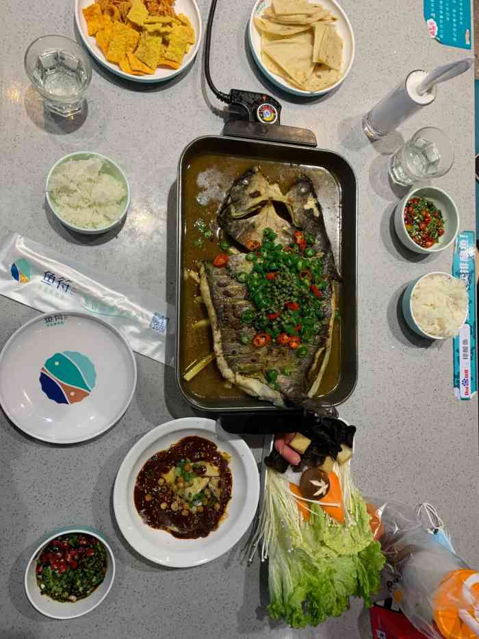 鱼符·青花椒烤鱼(滨海万达店)-"和朋友来半天妖四楼吃饭,发现一家