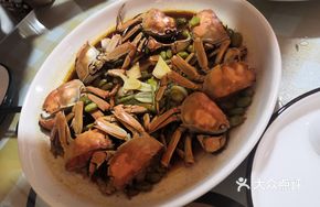 Stewed Crab with Edamame