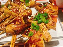 烤鲜鱿鱼-木屋烧烤(西城天桥店)