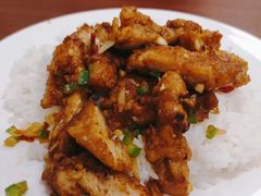蒜蓉猪扒饭-好好滋味茶餐厅