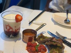 草莓酱珍珠奶茶-港丽餐厅(高德置地店)