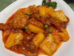 茄汁菠萝鸡-刘胖子家常菜·蹄花焖藕(中南店)