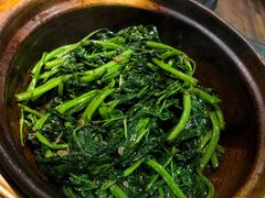 啫啫虾酱空心菜-熠盛粤味(永康路店)