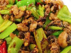 干煸鱿鱼-满口香饭店