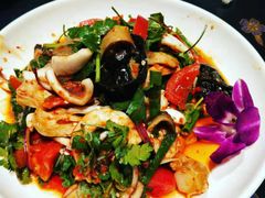 海鲜沙拉-小娘惹厨房Little Nyonya(狮城有约上榜店)