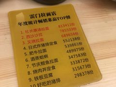 菜单-雷门拉面店(新光天地店)