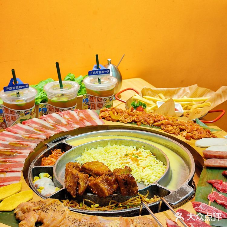 不会还有人没吃过他家的烤肉呼啦圈吧